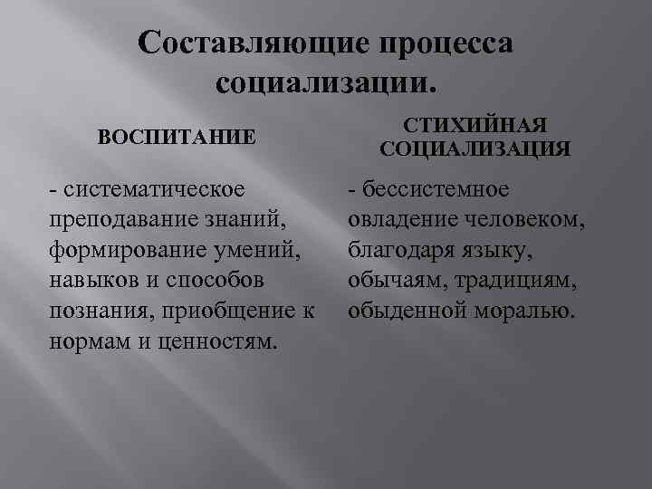 Стихийная социализация