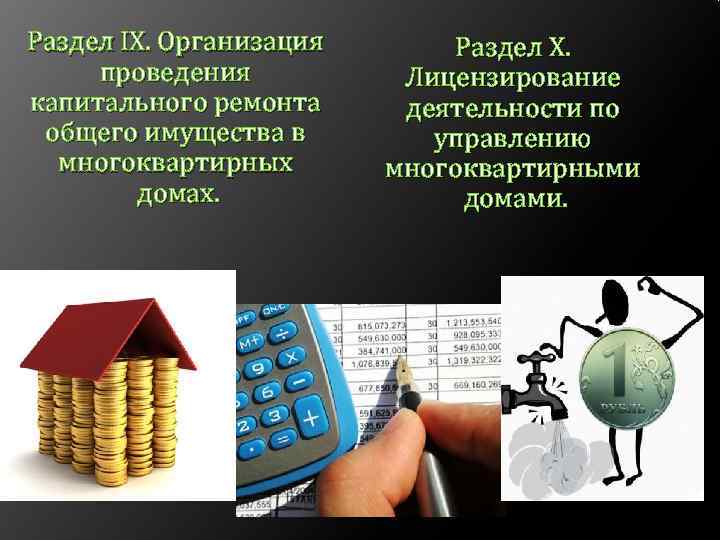 Раздел IX. Организация Раздел X. проведения Лицензирование капитального ремонта деятельности по Раздел IX. Организация Раздел X. проведения Лицензирование капитального ремонта деятельности по