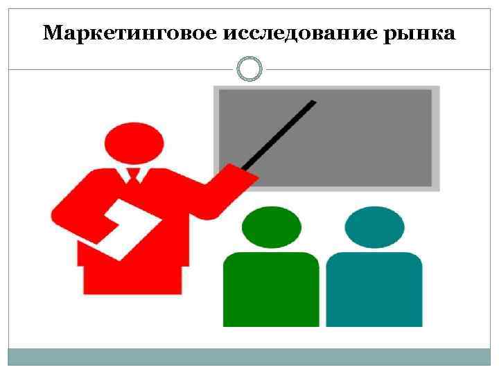 Маркетинговое исследование рынка    