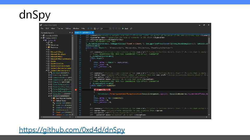 dn. Spy https: //github. com/0 xd 4 d/dn. Spy 