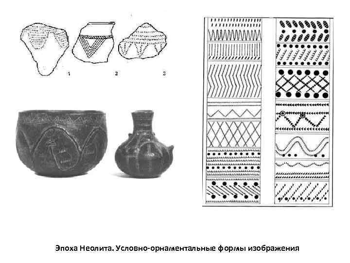  Эпоха Неолита. Условно-орнаментальные формы изображения 