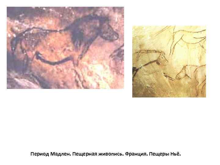 Период Мадлен. Пещерная живопись. Франция. Пещеры Ньё. 