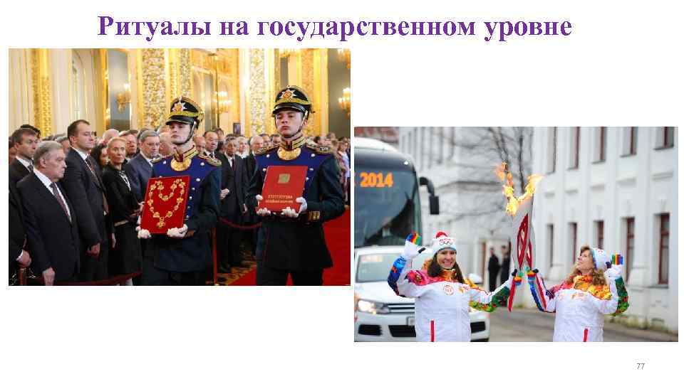 Ритуалы на государственном уровне       77 