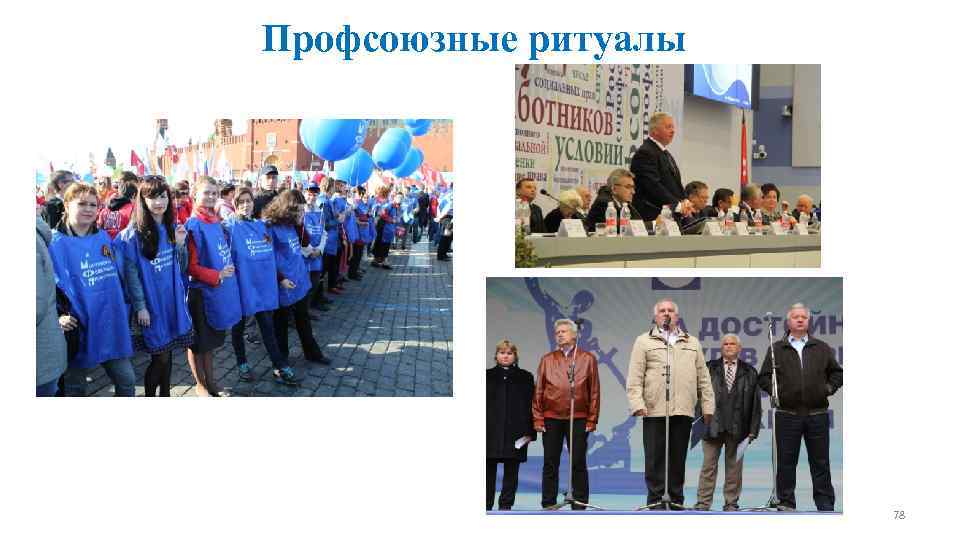 Профсоюзные ритуалы      78 