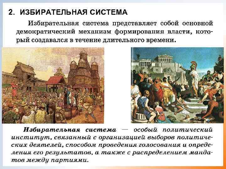 2. ИЗБИРАТЕЛЬНАЯ СИСТЕМА 