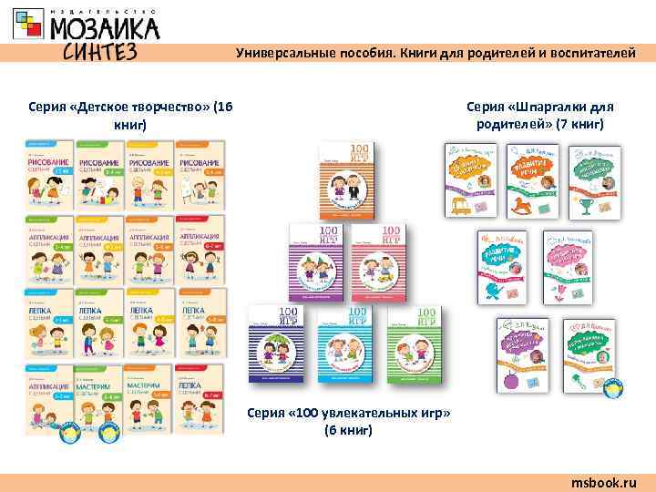        Универсальные пособия. Книги для родителей и воспитателей
