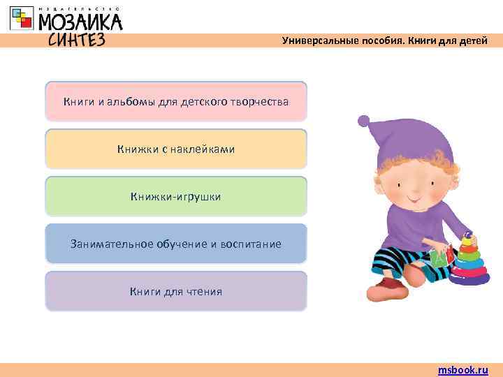     Универсальные пособия. Книги для детей Книги и альбомы для детского