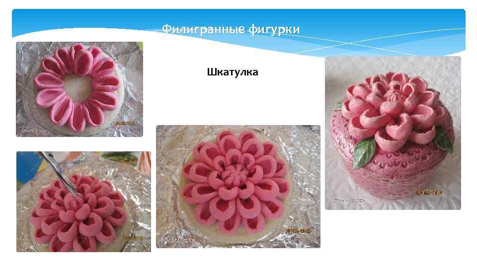 Филигранные фигурки   Шкатулка 