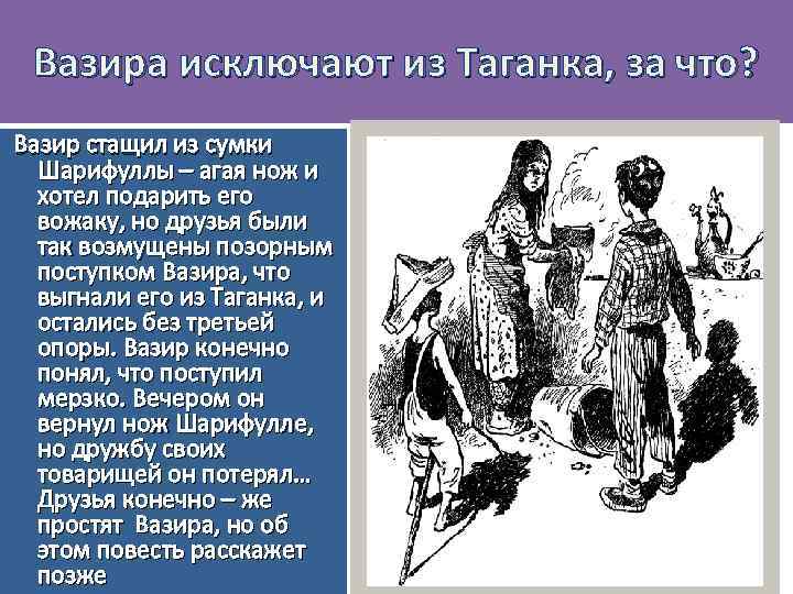  Вазира исключают из Таганка, за что? Вазир стащил из сумки  Шарифуллы –