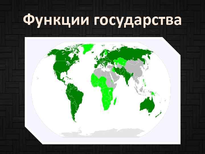 Функции государства 