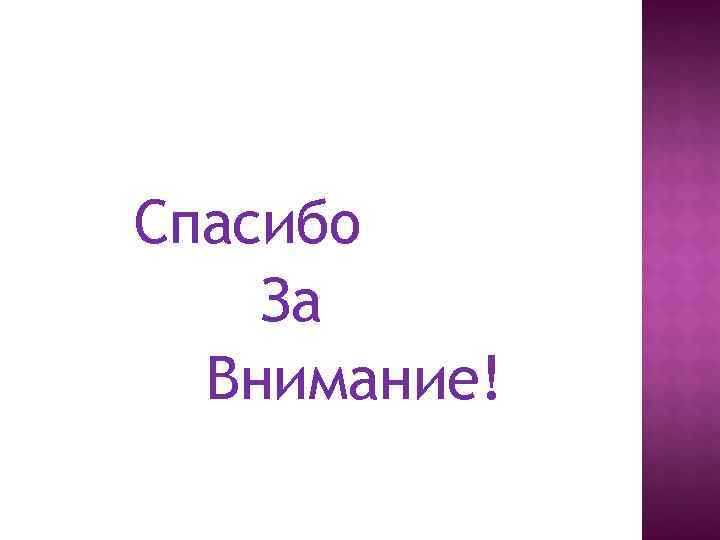 Спасибо За  Внимание! 