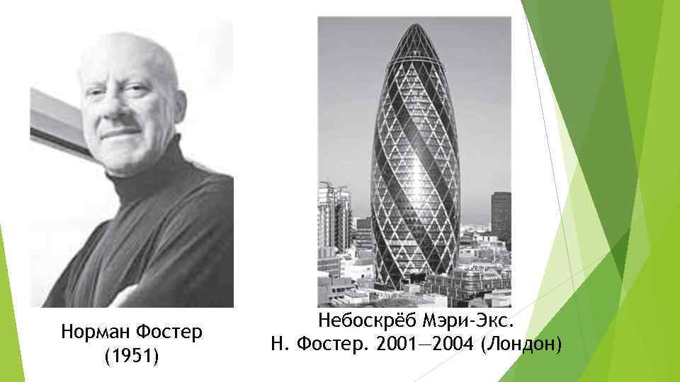 Презентация норман фостер