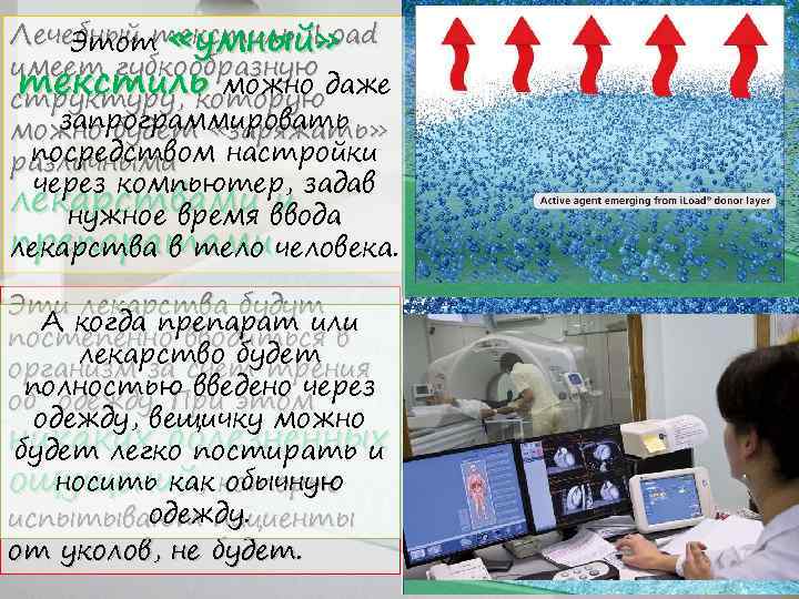  Этот «умный» Лечебный текстиль i. Load имеет губкообразную текстиль можно даже структуру, которую