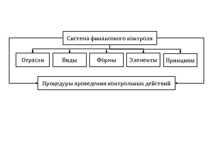    Система финансового контроля  Отрасли Виды  Формы Элементы  Принципы