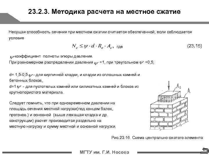 Каменные и армокаменные конструкции