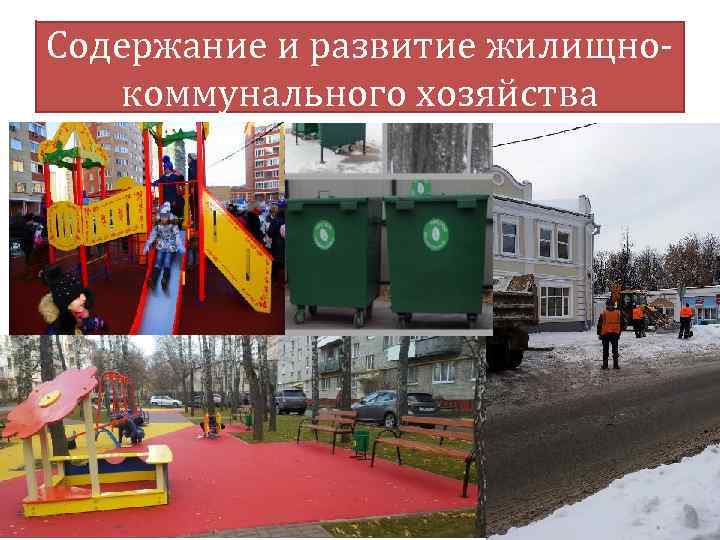 Содержание и развитие жилищнокоммунального хозяйства 