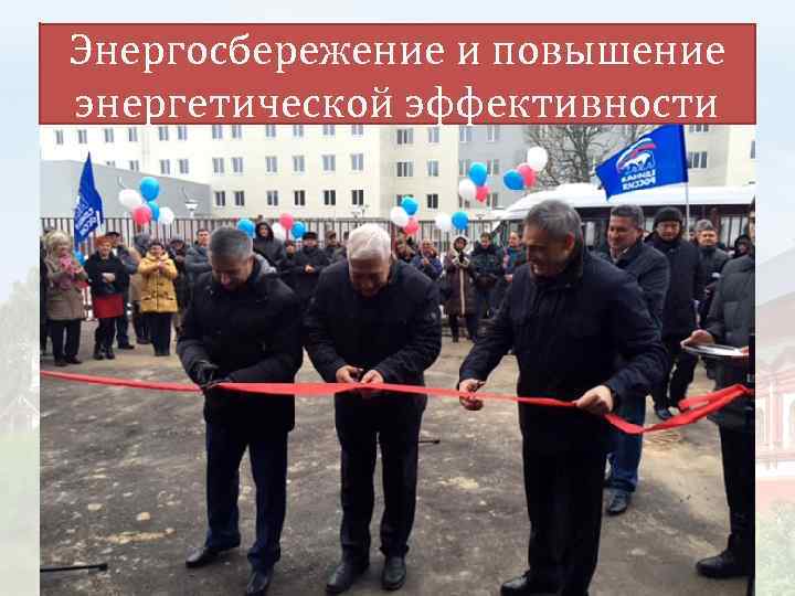 Энергосбережение и повышение энергетической эффективности 