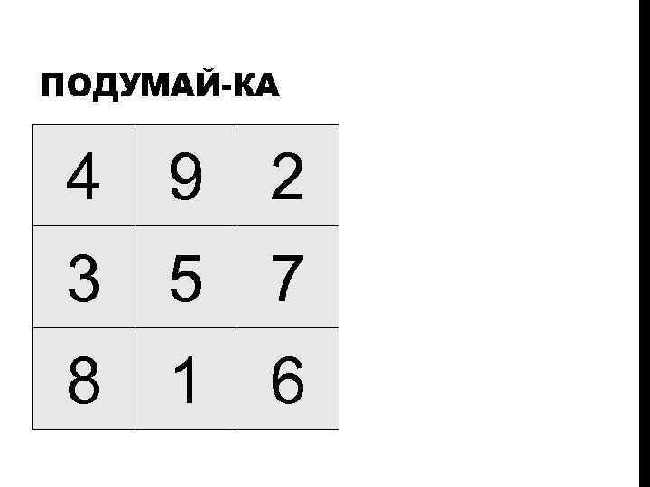 Как сделать магический квадрат в ворде