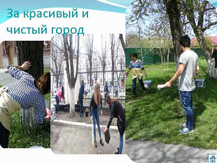 За красивый и чистый город 