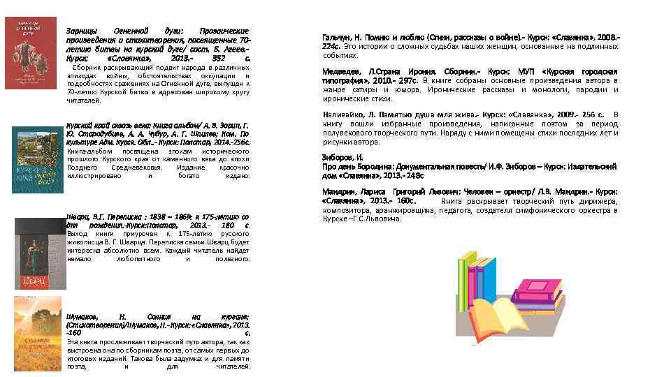 Зарницы Огненной дуги: Прозаические произведения и стихотворения, посвященные 70 летию битвы на курской дуге/