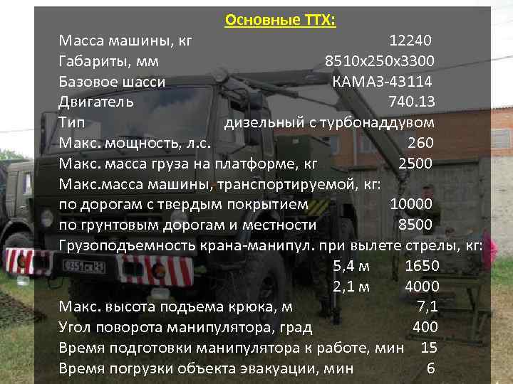 Основные показатели качества и ттх образцов вооружения и военной техники