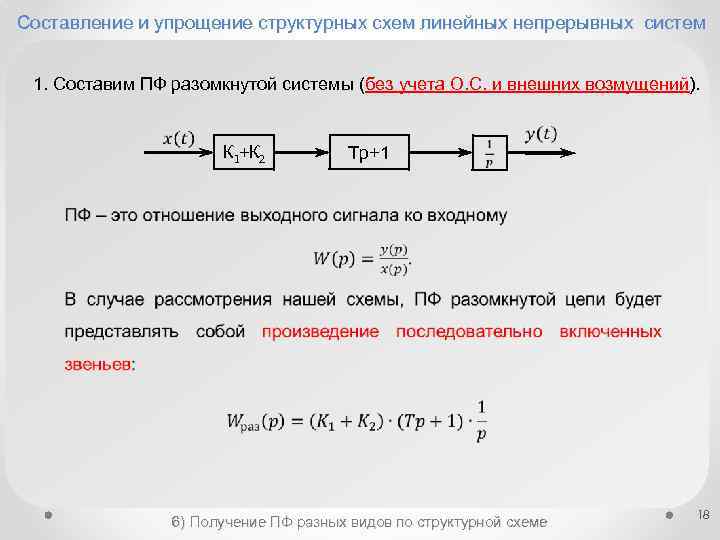 Правила составления структурных схем