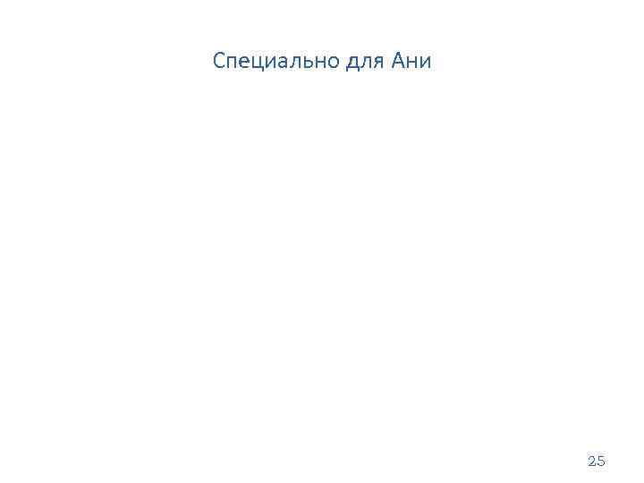 Специально для Ани 25 