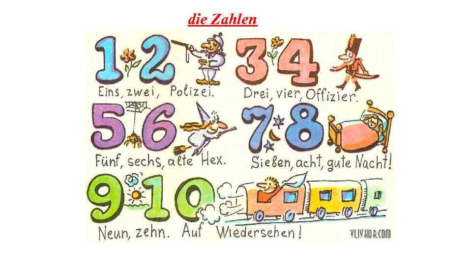 die Zahlen 