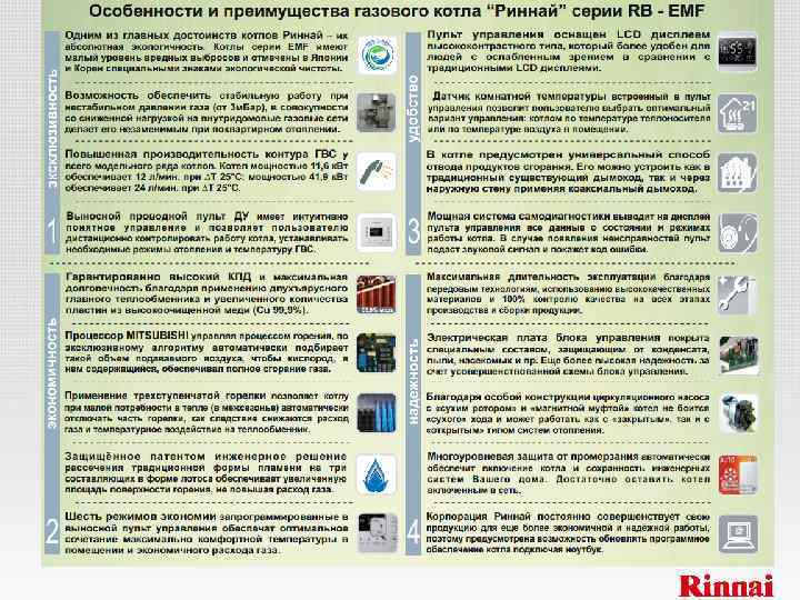 Особенности и преимущества котлов RINNAI 