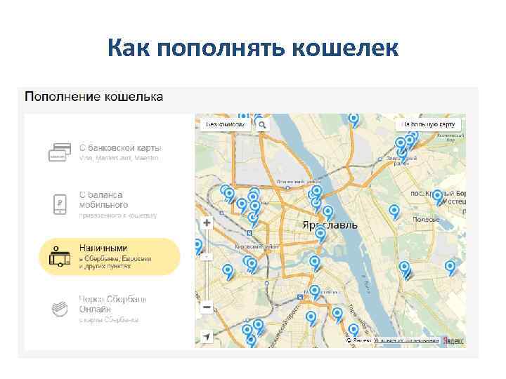 Как пополнять кошелек 