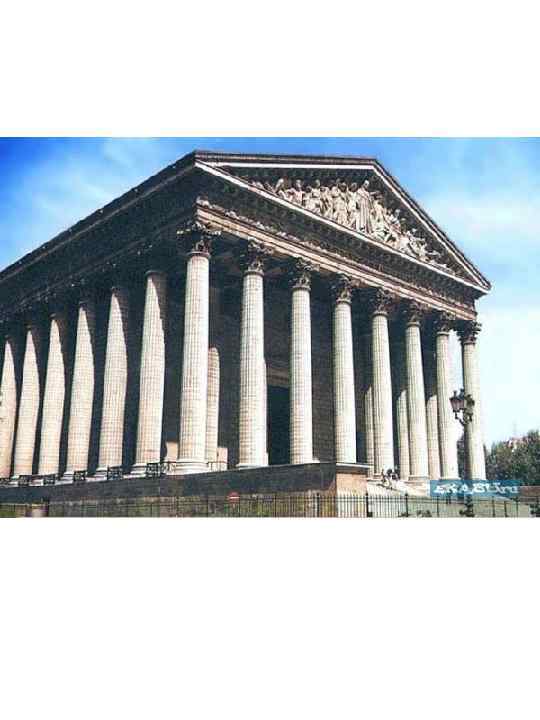 Церковь Мадлен, архитектор Б. Виньон 