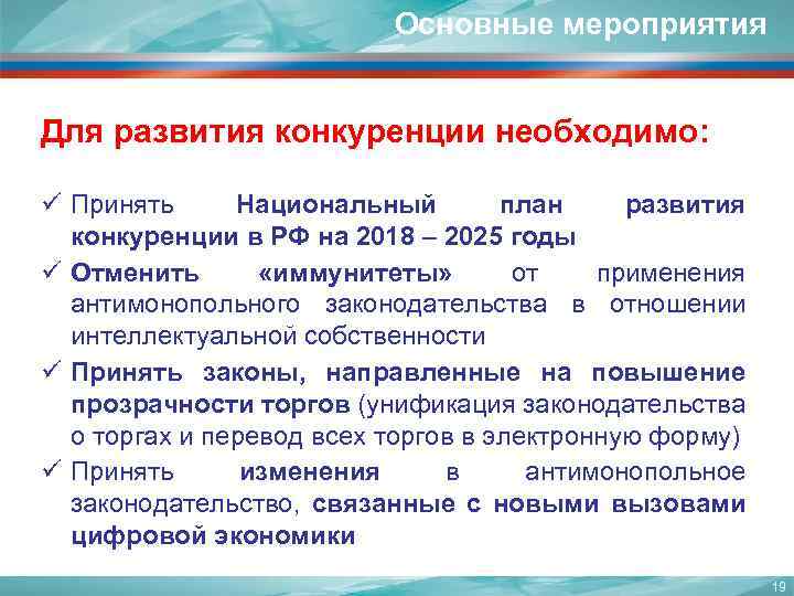 Национальный план дорожная карта развития конкуренции в российской федерации на 2021 2025 годы