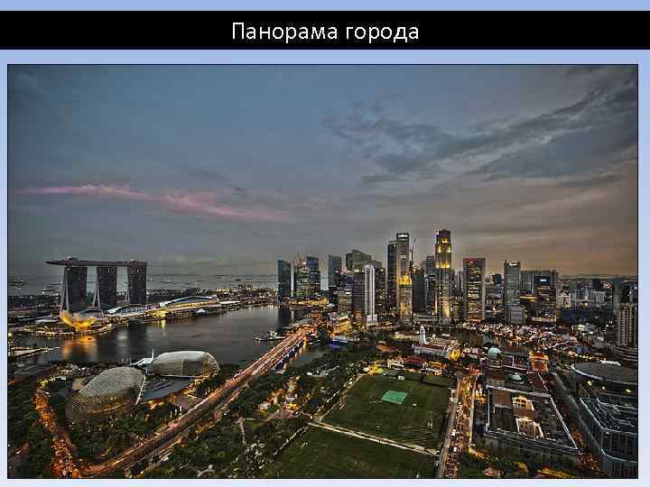 Панорама города 