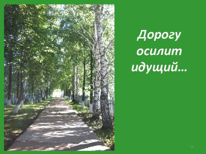 Дорогу осилит идущий… 29 