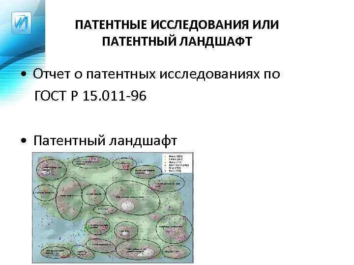 ПАТЕНТНЫЕ ИССЛЕДОВАНИЯ ИЛИ ПАТЕНТНЫЙ ЛАНДШАФТ • Отчет о патентных исследованиях по ГОСТ Р 15.