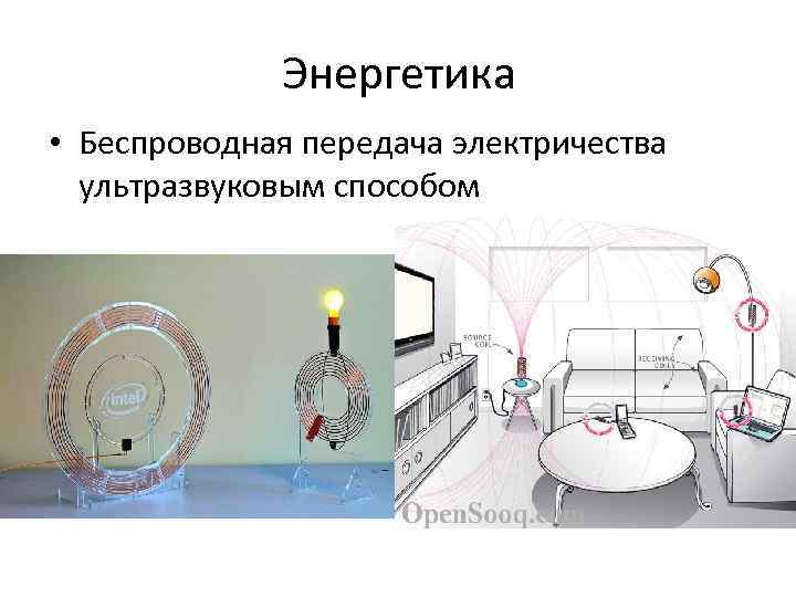 Энергетика • Беспроводная передача электричества ультразвуковым способом 