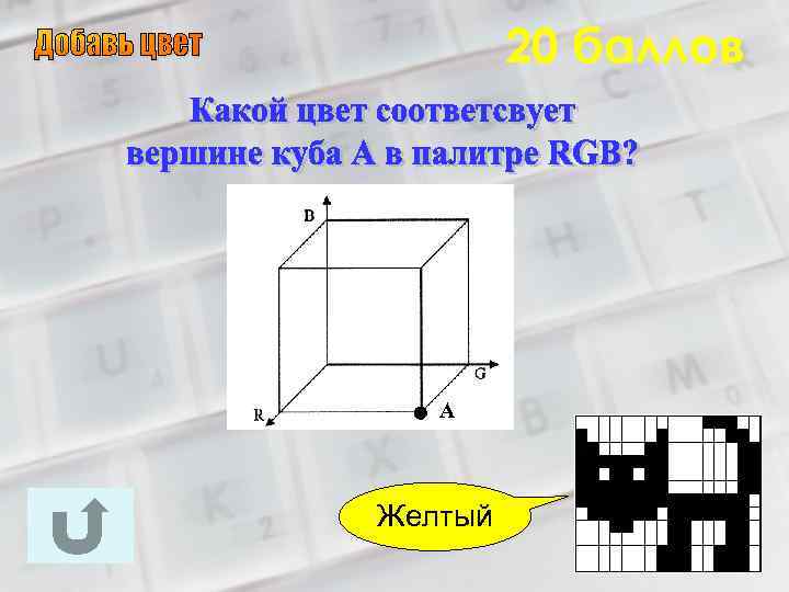 20 баллов А Желтый 