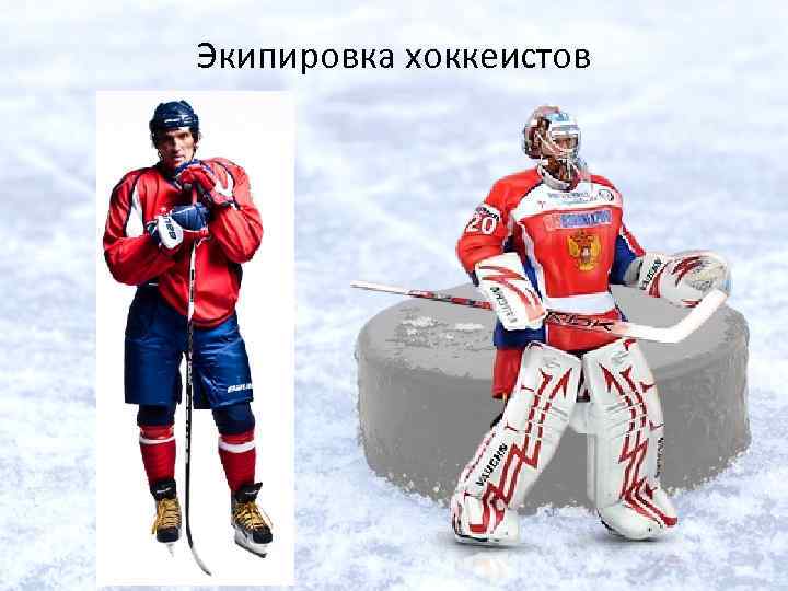 Экипировка хоккеистов 