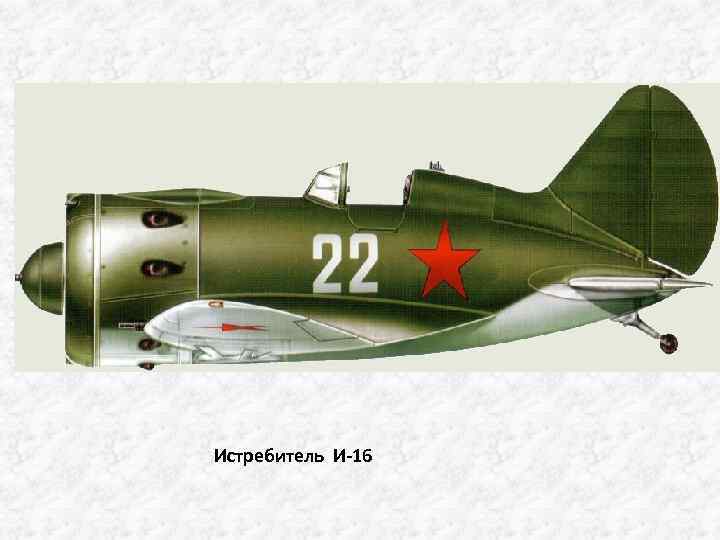 Истребитель И-16 