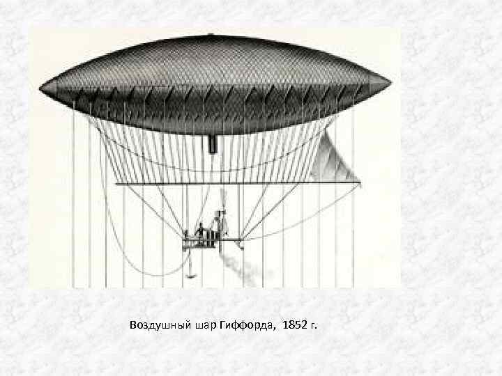 Воздушный шар Гиффорда, 1852 г. 