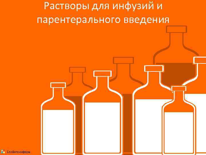 Растворы для инфузий и парентерального введения Бел. Витунифарм 