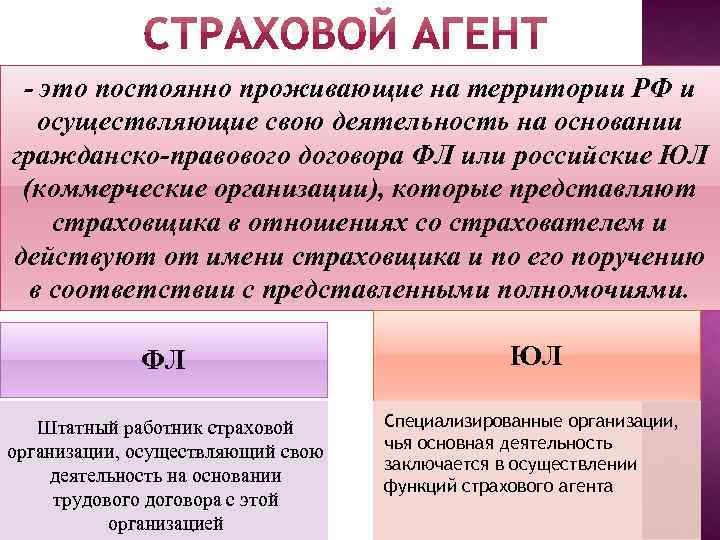 - это постоянно проживающие на территории РФ и осуществляющие свою деятельность на основании гражданско-правового