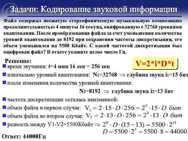 В презентации можно использовать оцифрованные