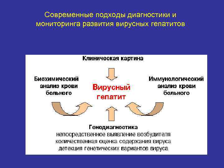 Современные подходы диагностики и мониторинга развития вирусных гепатитов 