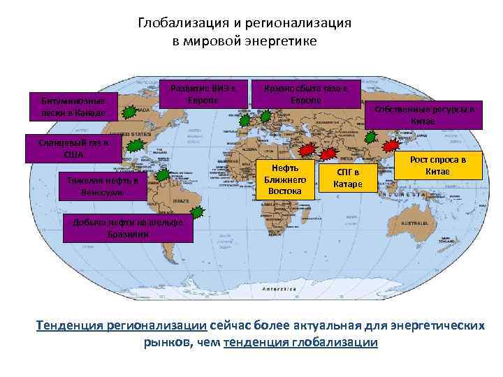 Энергетика мира карта