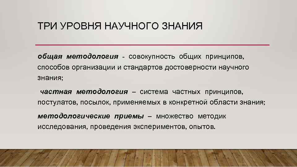 Достоверное научное знание