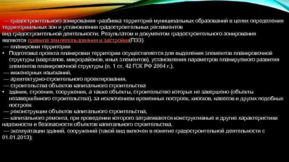 Отобразите на схеме систему современных источников градостроительного права