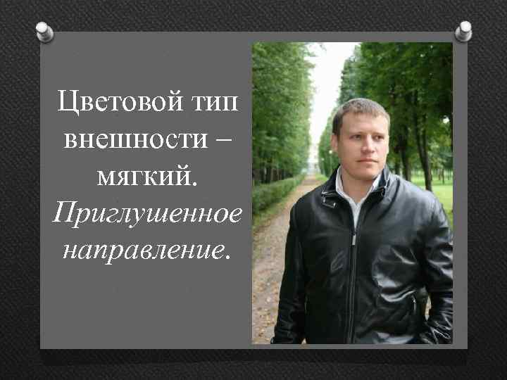 Цветовой тип внешности – мягкий. Приглушенное направление. 