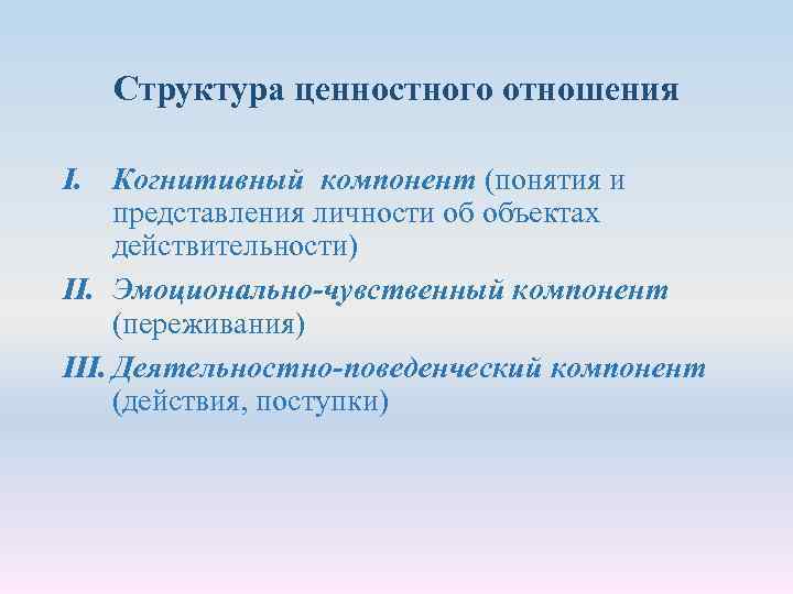 Понятие компонент