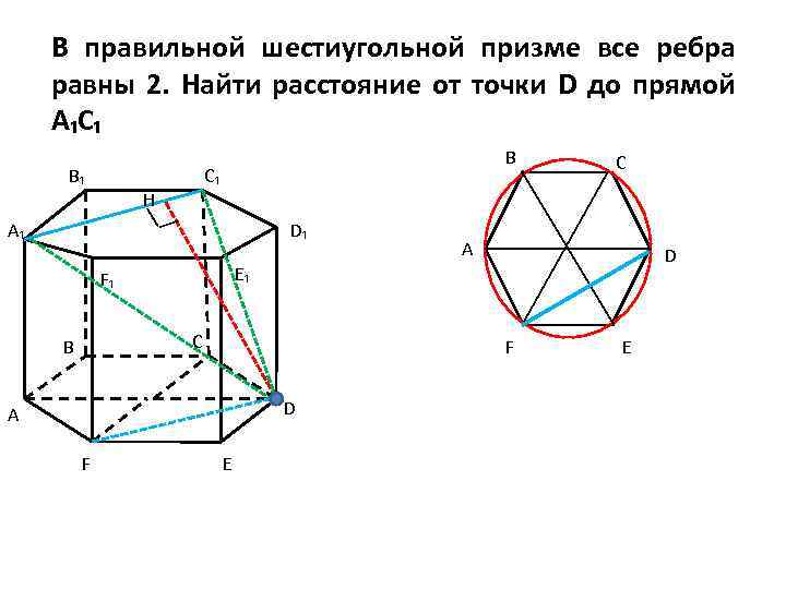 Объем шестиугольного многогранника